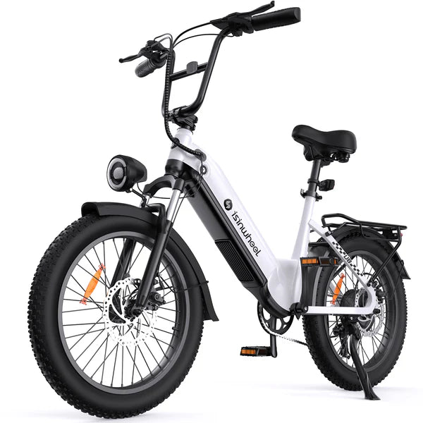 isinwheel U8 Pro Electric Bike All-Terrain 1000W 28 MPH 105 Mile Range 48V New