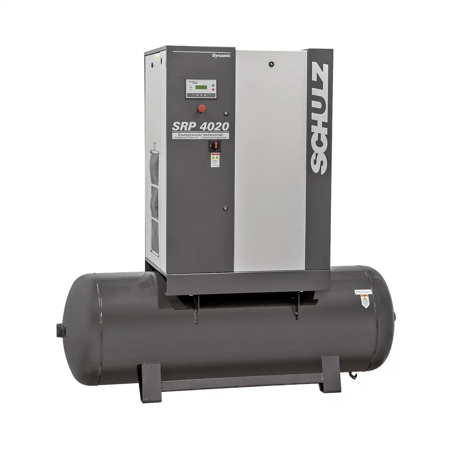 Schulz Dynamic Air Compressor 25 HP 120 gal. 460V 3-Phase 92 CFM 125 PSI SRP 4025E New