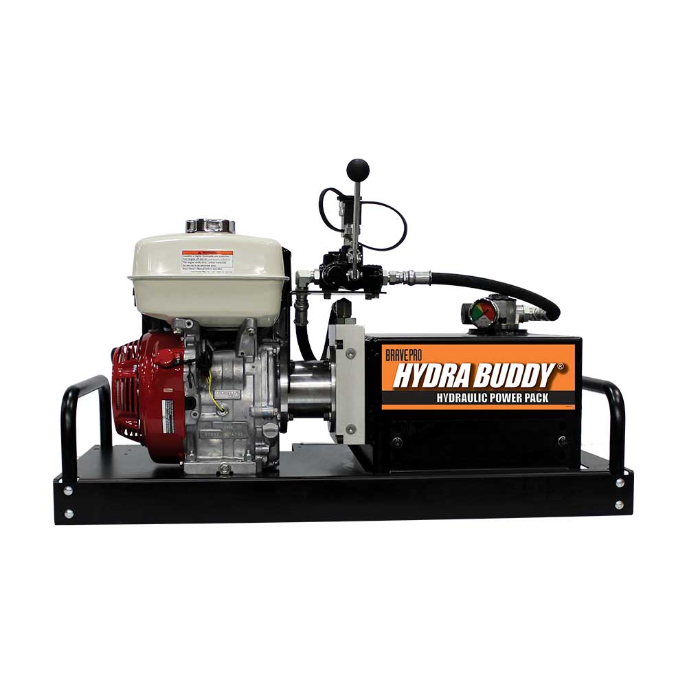 Brave Hydraulic Power Pack 2,000 PSI 5.5 GPM Honda GX270 Electric Start HBHR280GXE New