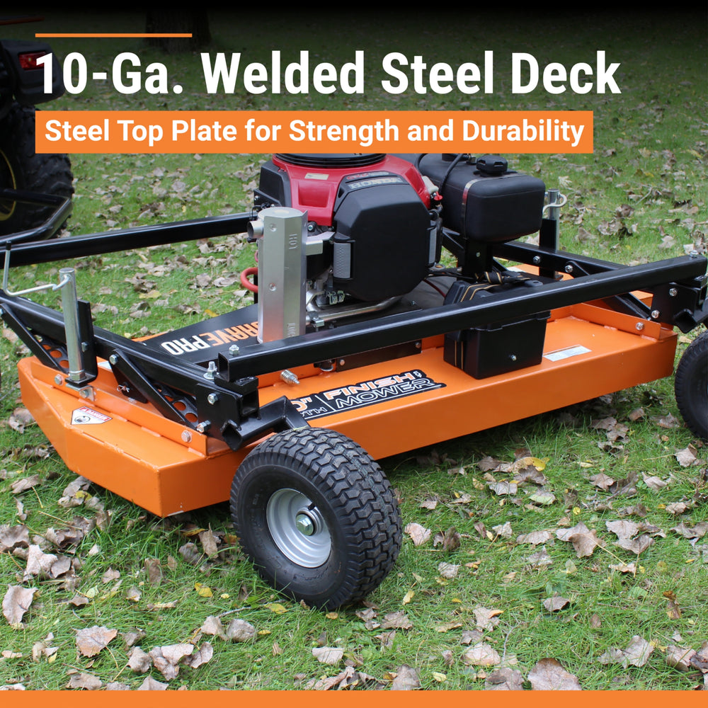Brave Finish Cut Pull-Behind Mower 60 in. Deck 25 HP Honda GXV630 Engine Electric Start New
