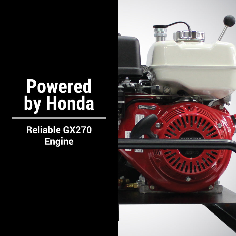 Brave Hydraulic Power Pack 2,000 PSI 5.5 GPM Honda GX270 Electric Start HBHR280GXE New
