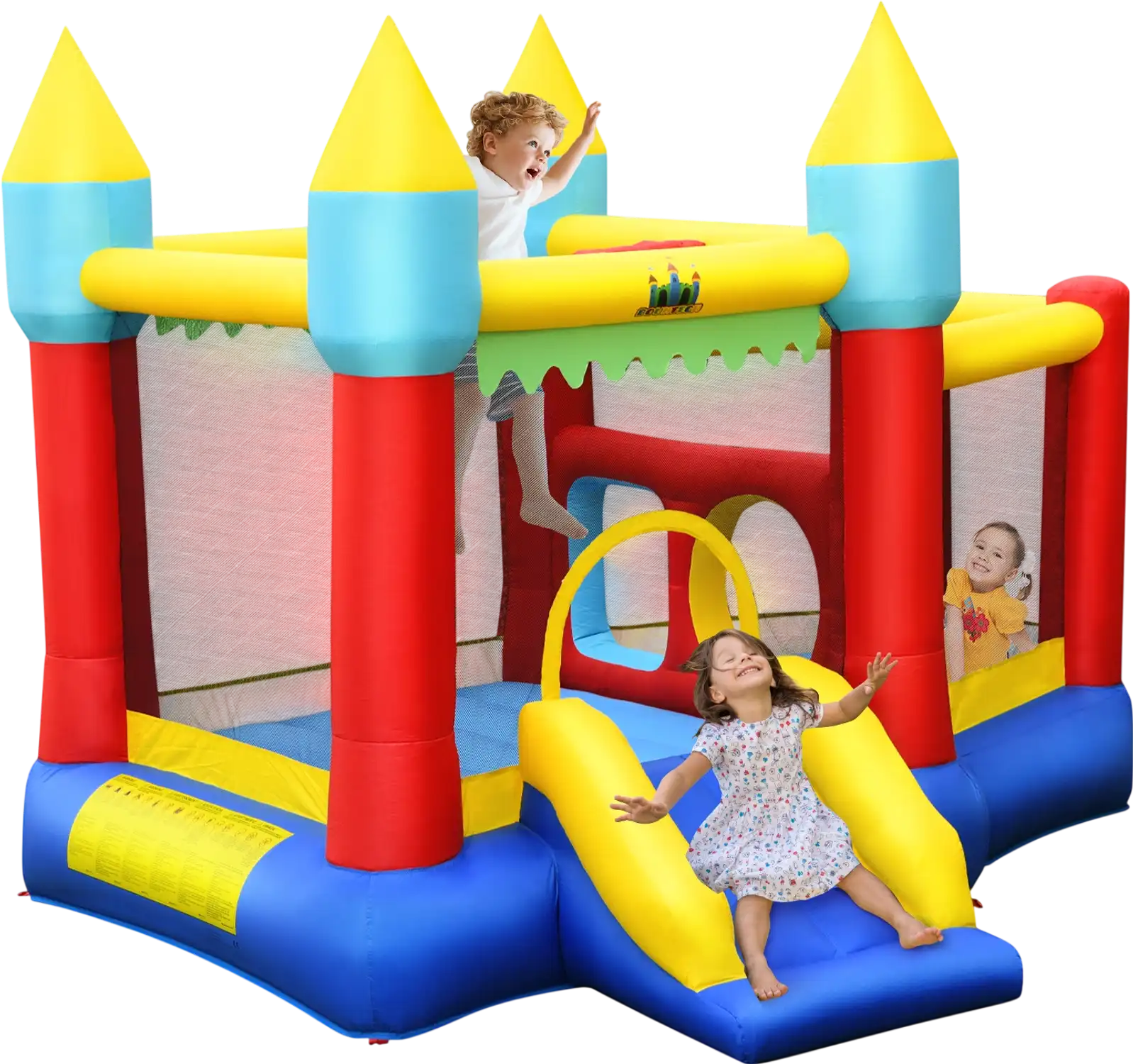 Costway Inflatable Bounce House Slide Jumping Castle Without Blower 60458921 New