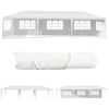 10 x 30 feet canopy tent with 5 removable sidewalls, durable PE material, ideal for outdoor parties and weddings.