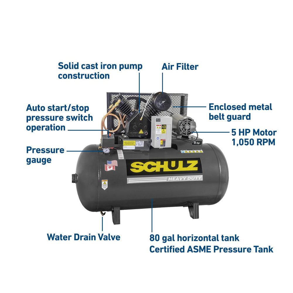 Schulz 580HV20X-1 Air Compressor