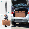 Foldable outdoor BBQ grilling table in a zippered bag, featuring sturdy aluminum construction for easy transport and.