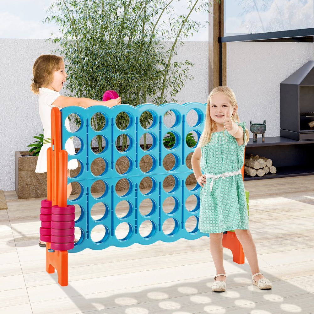 4 in A Row 4-to-Score Giant Jumbo Game Set for Family Party Holiday - Gallery View 1 of 10