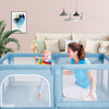 Baby Playpen Extra Large Kids Activity Center Safety Play-Blue - Gallery View 1 of 11