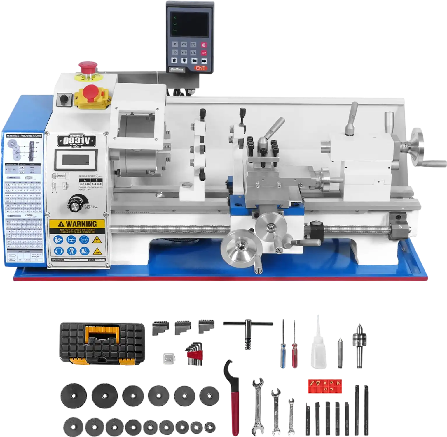 MechMaxx 0831VD Metal Lathe 8