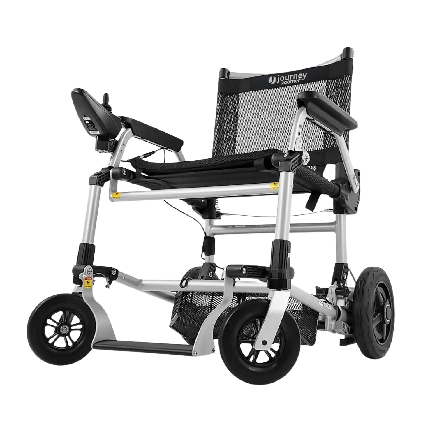Journey Zoomer Folding Power Chair 24V 8.76Ah 220W 3.7 MPH 8 Mile Range Left or Right Hand Control 08360 Open Box