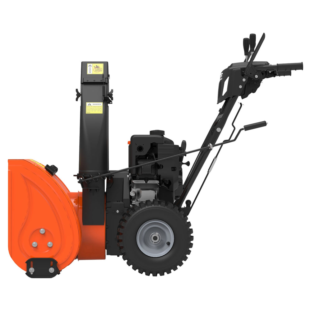 Yard Force Dual-Stage Snow Blower 24" Gas Powered 212cc Engine New Canada Only