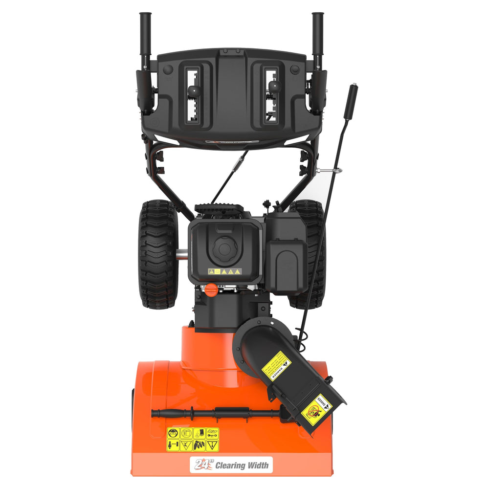 Yard Force Dual-Stage Snow Blower 24" Gas Powered 212cc Engine New Canada Only