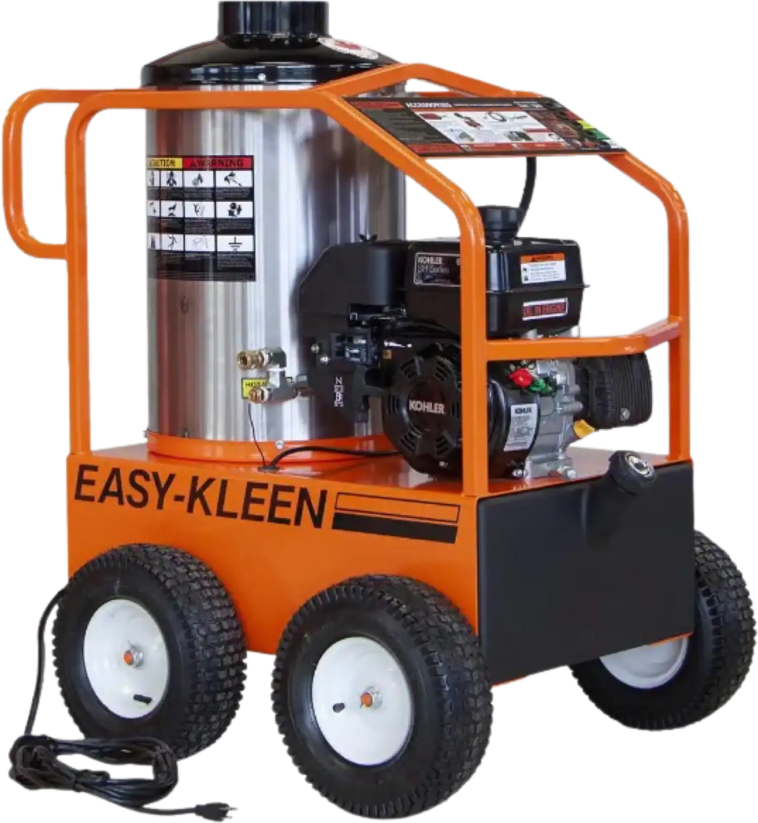 Easy-Kleen EZO2703G 2700 PSI 3 GPM Kohler 6.5 Hp Recoil Start Gasoline Driven Hot Water Pressure Washer New