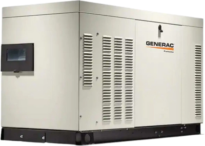 Generac Protector Standby Generator 48kW Liquid Cooled 3 Phase 120/208V Propane Natural Gas RG04845GNAX Scratch and Dent