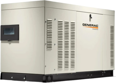 Generac Protector 45kW Liquid Cooled 3 Phase 277/480V Standby Generator CARB Compliant New