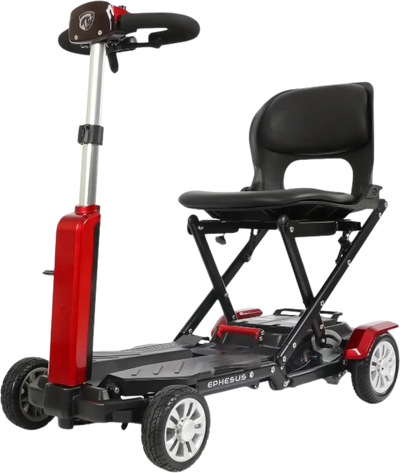 Ephesus S6 Mobility Scooter Auto Folding 4 Wheel 15.5 Mile Long Range New