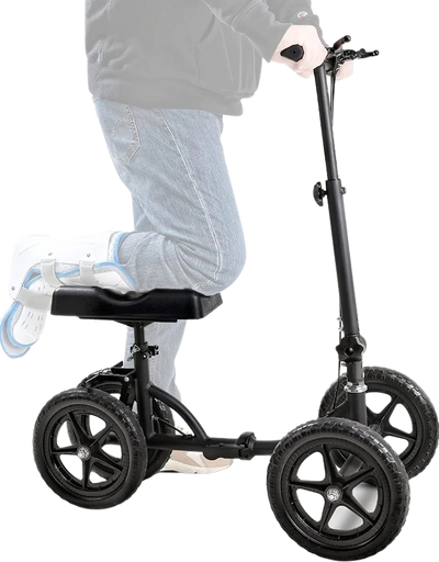 Super Handy GUT148 Folding Knee Walker Height Adjustable Support up to 330 lbs New