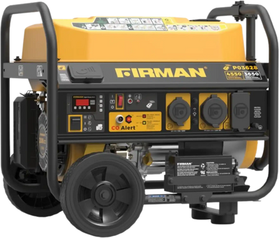 Firman P03628 Generator 3650W/4500W 30 Amp Remote Start Gas With CO Alert New