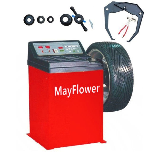 Mayflower Tools 980 + 800 Tire Changer Wheel Balancer Combo 3 HP Red Edition New