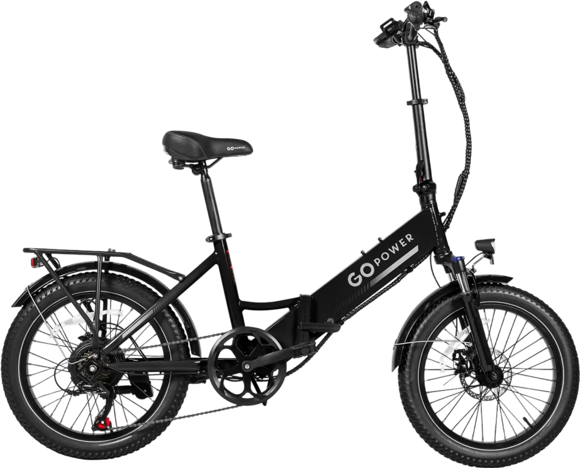 GoPowerBike GoPlus Electric Bike Foldable 500W 45 Mile Range 20 MPH Open Box RFB