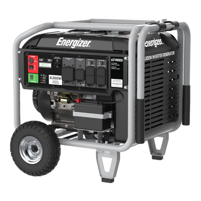 Energizer eZV8000 6500W/8000W Gas Powered Electric Start Inverter Generator New