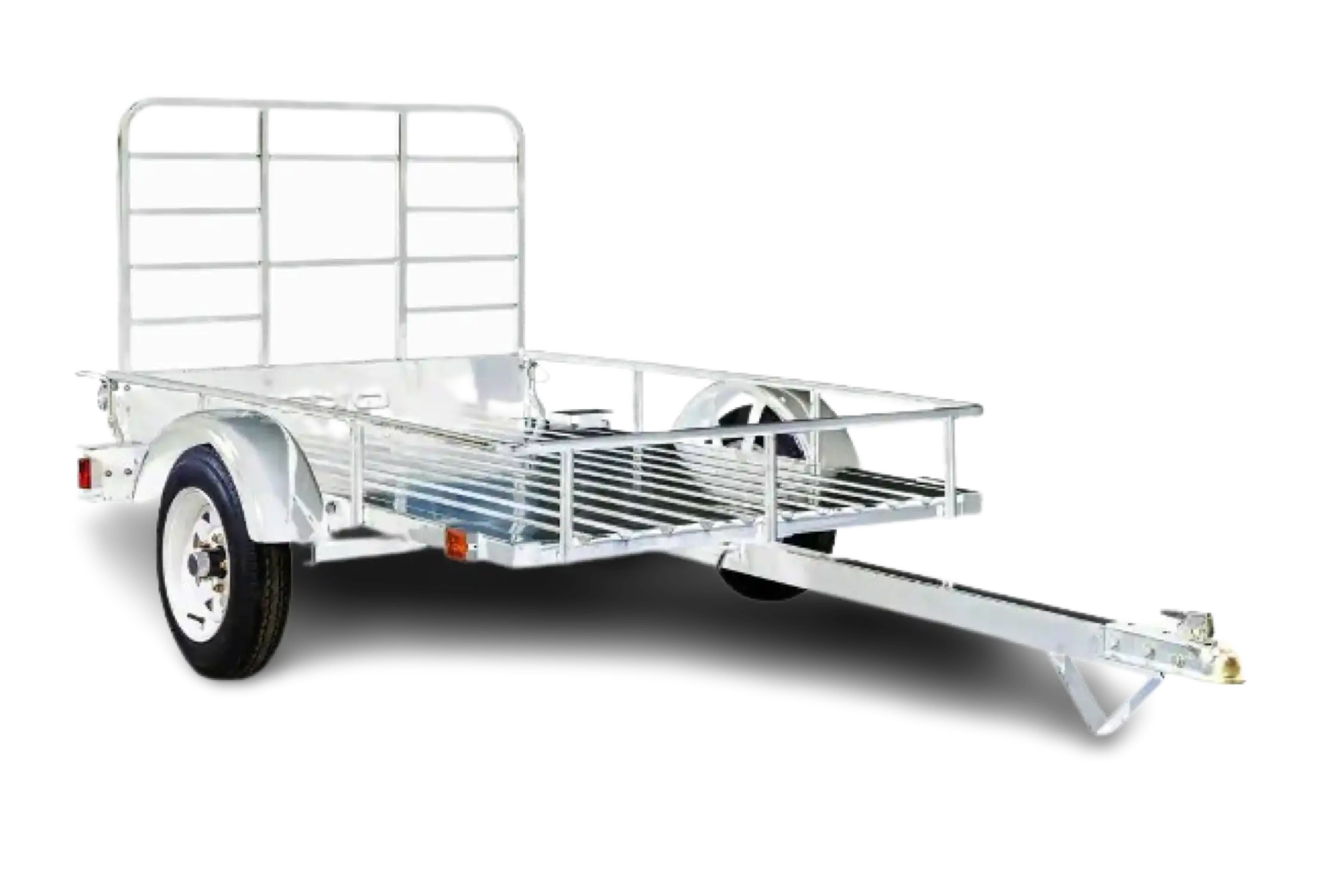 DK2 MMT4X6OG 1295 lbs. Capacity 4 ft. x 6 ft. Open Rail Galvanized Steel Flatbed Trailer New