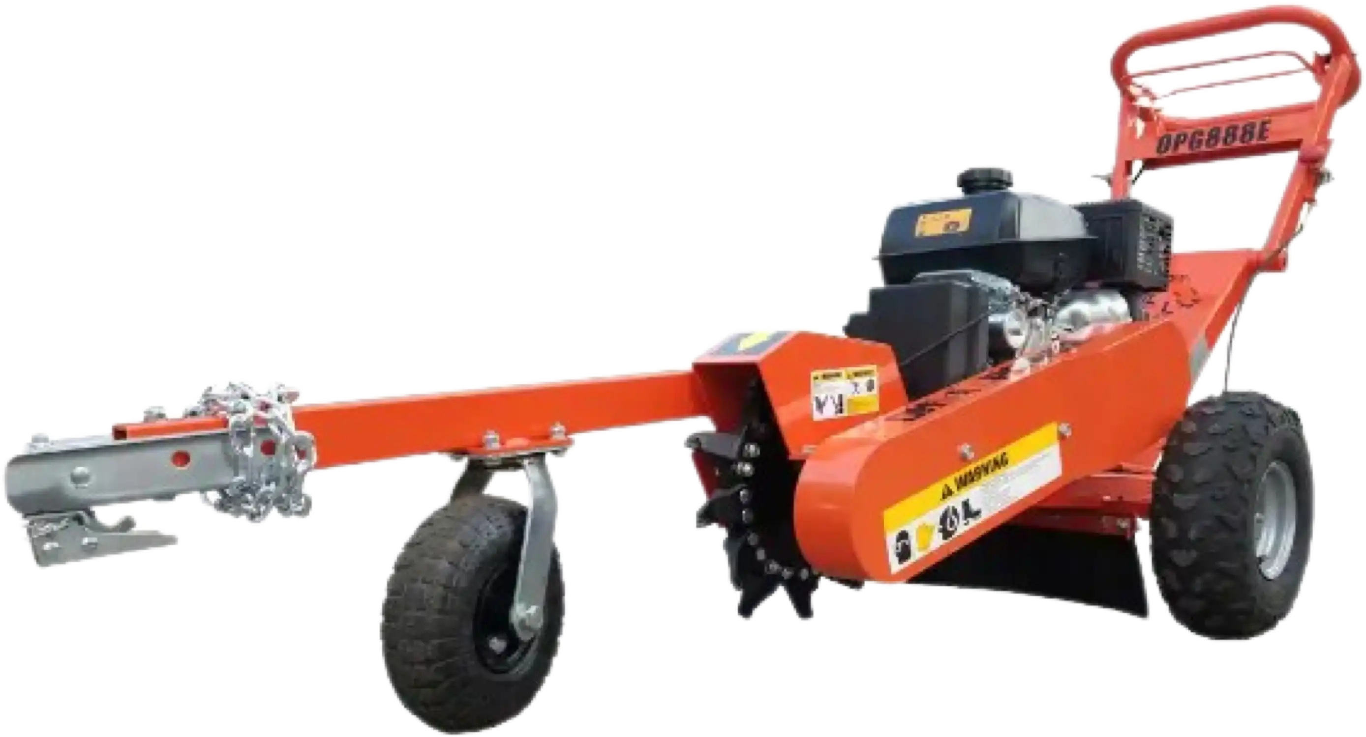 DK2 OPG888E 14 in. 14 HP CH440 Engine Electric Start Stump Grinder with Towbar New