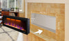 Valuxhome BI50 Electric Fireplace 50" Recessed and Wall Mounted 750/ 1500W with Remote Black New