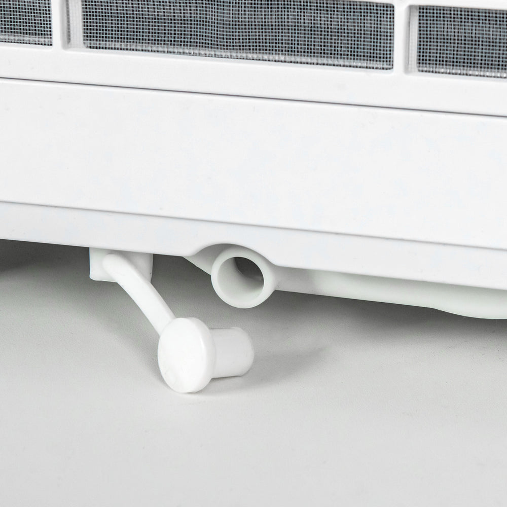 Close-up of the adjustable air flow control on the 10000 BTU portable air conditioner with fan and dehumidifier.