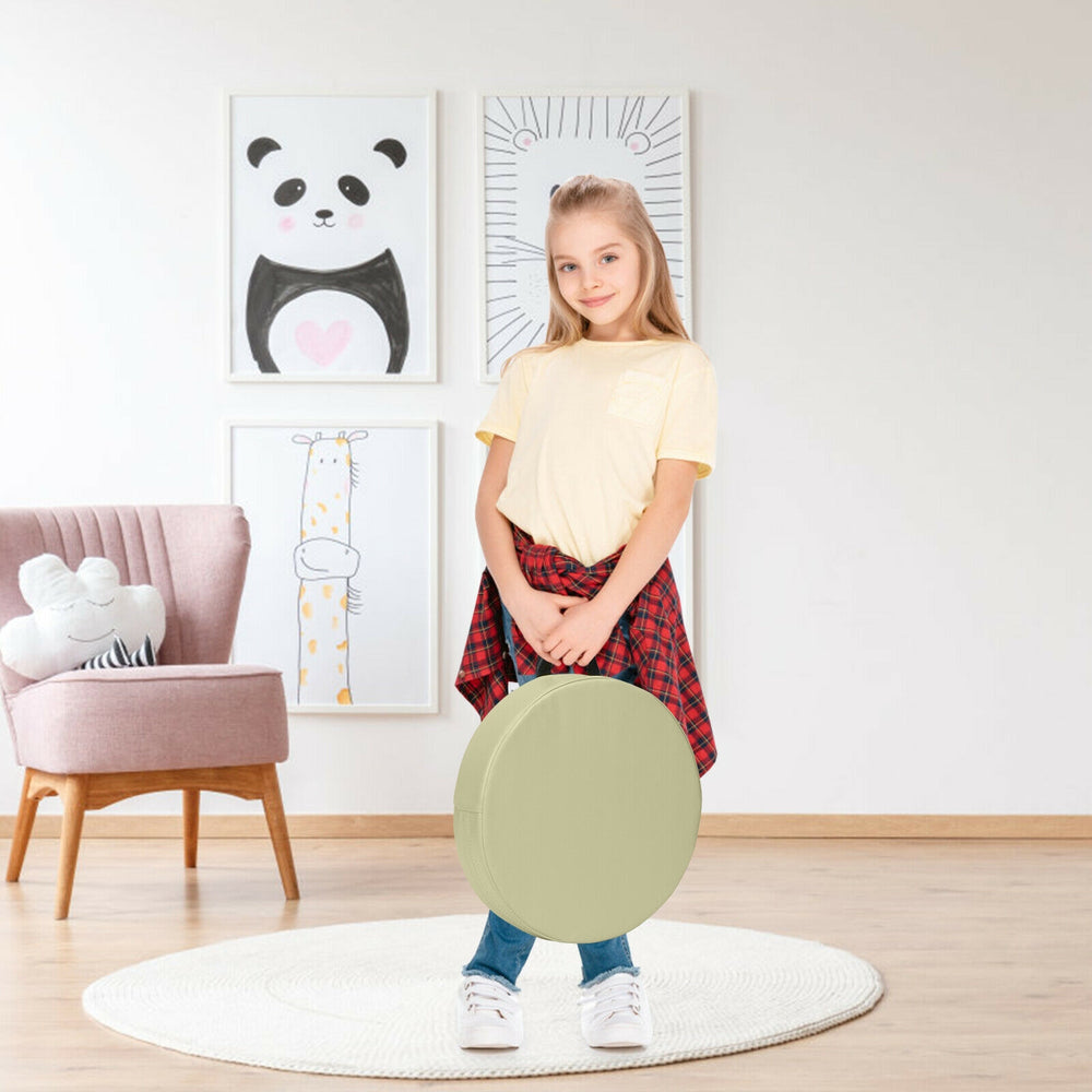 6 Pieces 15 Inch Round Toddler Floor Cushions-Blue - Gallery View 1 of 13