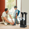4-shoe electric dryer with timer, featuring anti-blocking tubes and low-noise operation for efficient shoe drying.
