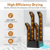 4-tube electric shoe dryer with timer, high-performance heat blower for quick drying, ideal for shoes and accessories.