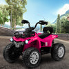 12V Kids Ride On ATV 4 Wheeler with MP3 and Headlights-Pink - Gallery View 1 of 11