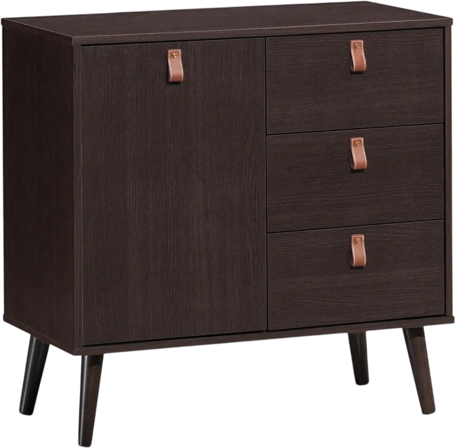 Costway 3-Drawer Sideboard Storage Display Cabinet 50917463 New