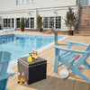 10 4-in-1 Gallon Storage Cooler for Picnic and Outdoor Activities-Black - Gallery View 1 of 9