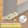 Toddler bed rail with seamless design and anti-collision cotton, featuring adjustable height for various mattress.