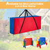Giant carry storage bag for 4 in a Row game, featuring dimensions of 47" x 19" for convenient storage and transport.