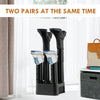 4-shoe electric dryer with 4 tubes, designed to dry 2 pairs of shoes simultaneously for quick and efficient drying.