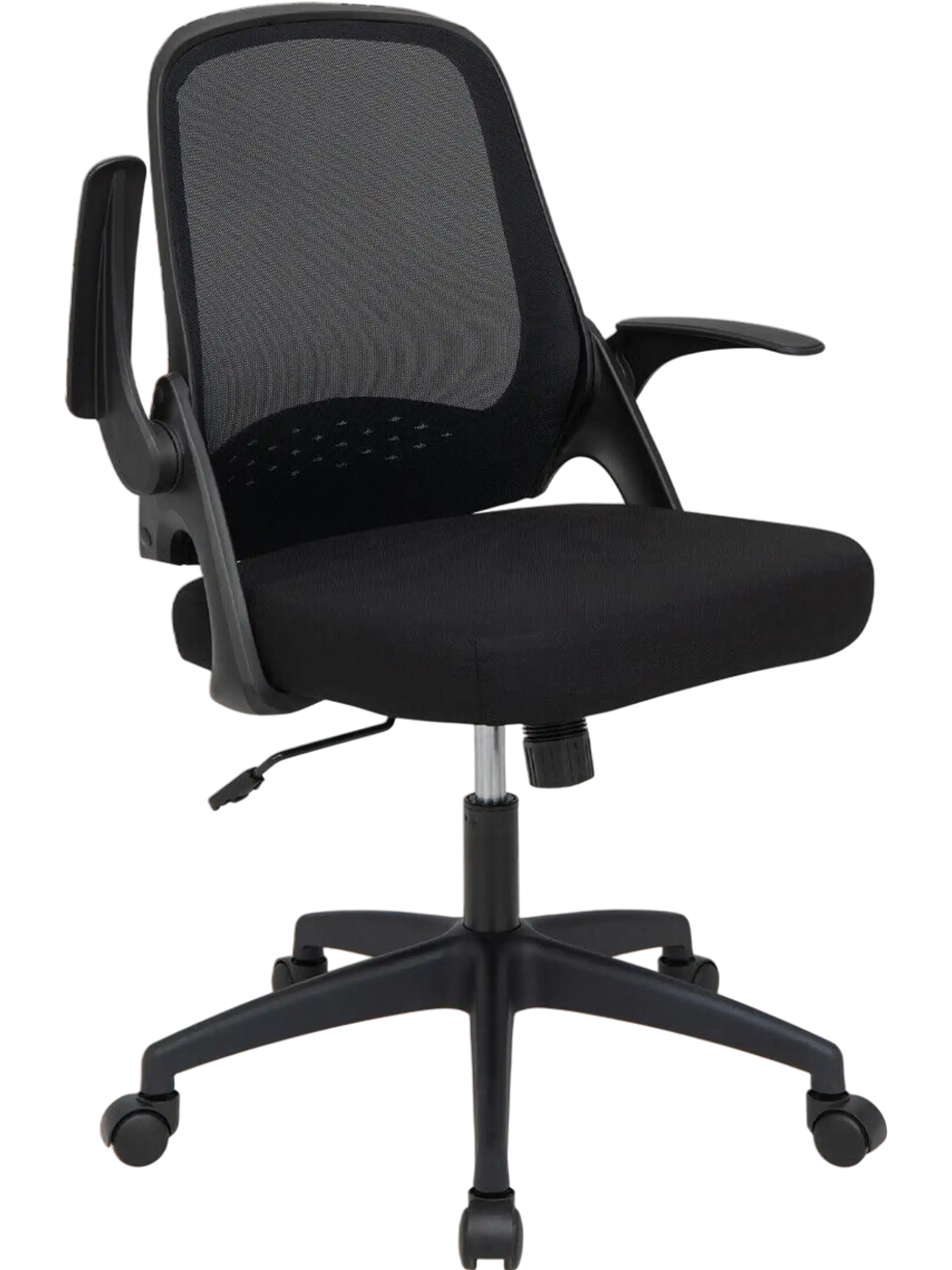 Costway Adjustable Mesh Office Chair Flip-Up Armrest Rolling Desk Chair 82915374 New