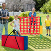 Giant carry storage bag for 4 in a Row game, made of durable Oxford cloth, with ergonomic handle for easy transport.