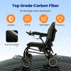 Vocic V81 Power Wheelchair Ultra-Light Carbon Fiber Foldable 12.5 Mile Range 3.7 MPH 12Ah New