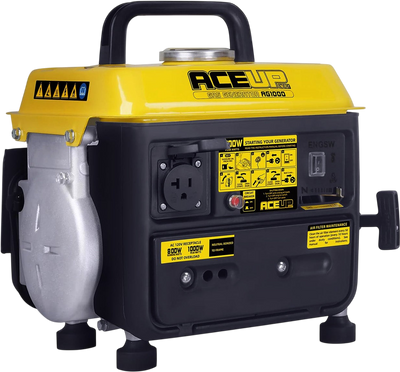 Aceup Energy AG1000 Generator 800/1000W Gas Powered 2-Stroke Ultralight CARB New