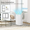 9000BTU portable air conditioner with remote, ideal for cooling, drying, and ventilating in any room.