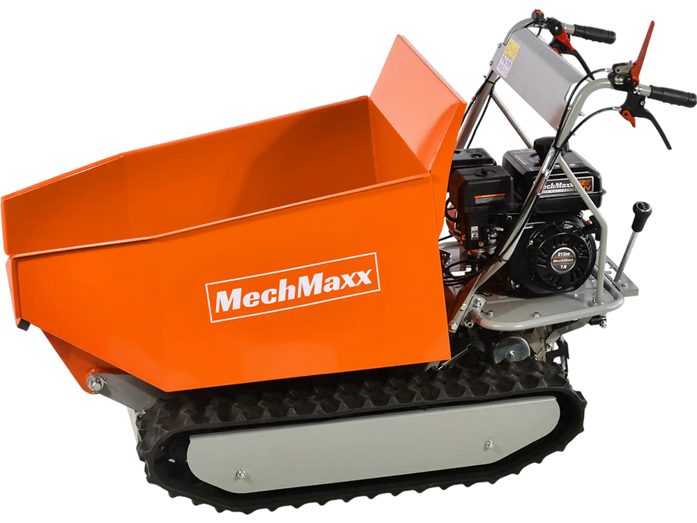 MechMaxx 1100Lbs Load Capacity Petrol Engine Powered Track Mini Dumper ,  D50MA