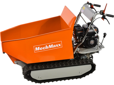 MechMaxx D50MA Mini Dumper 1100 lbs Load Capacity Petrol Engine Powered Track New