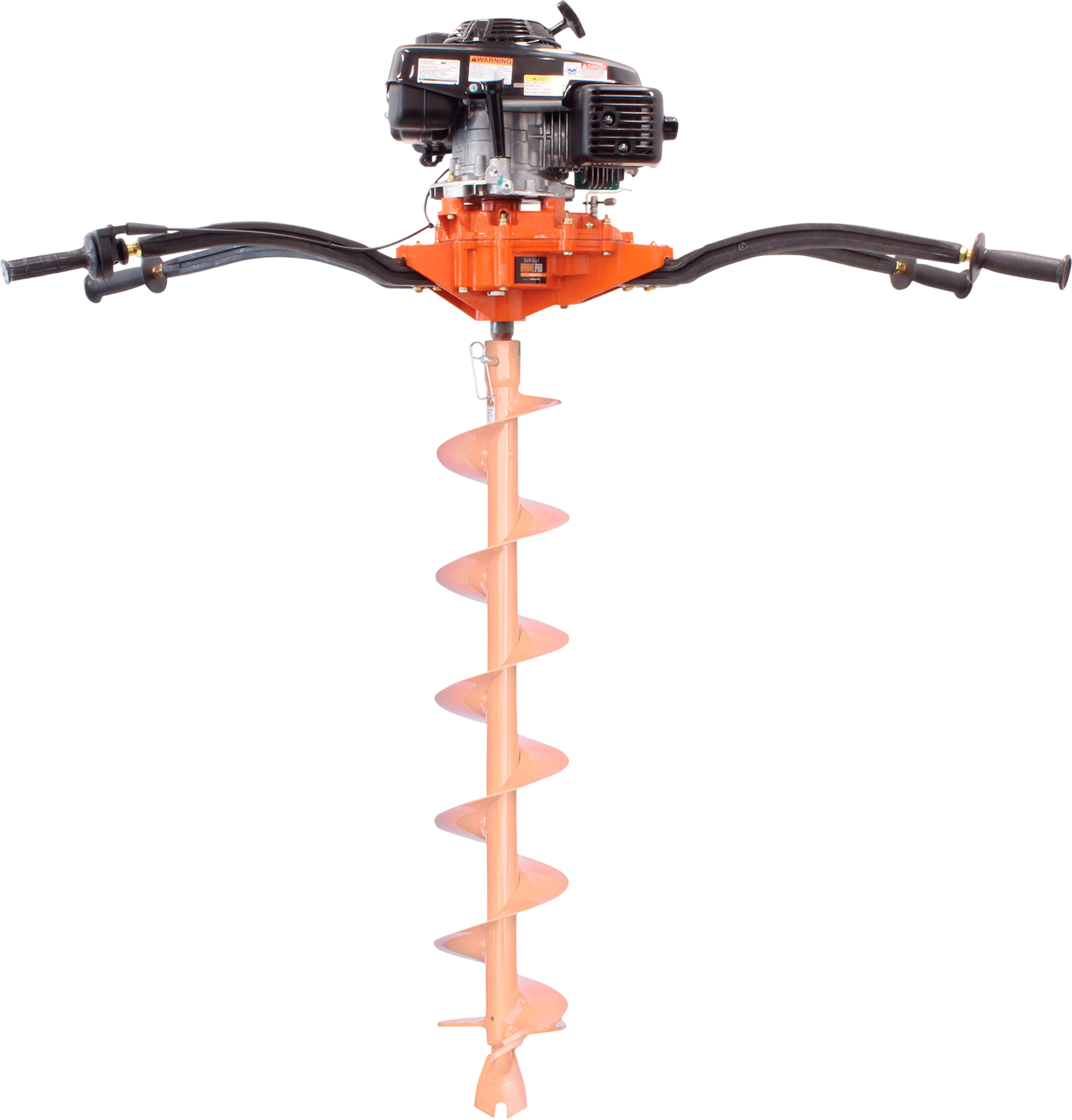 Brave Two-Man Auger 7/8 in. Square Connection 5.5 HP Honda GXV160 Engine BRPA270H New
