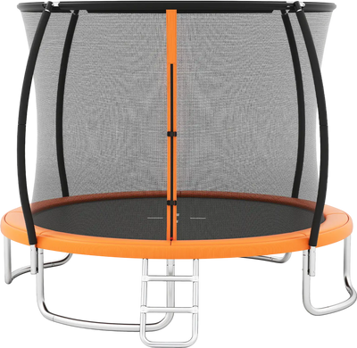 Costway 10' Outdoor Trampoline Heavy-Duty w/ Safety Enclosure Net 46278556 New