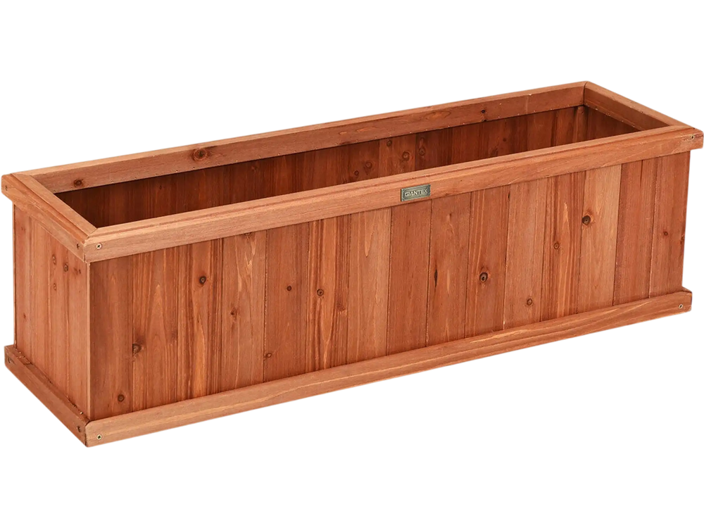 Wooden Decorative Planter Box for Garden Yard and Window