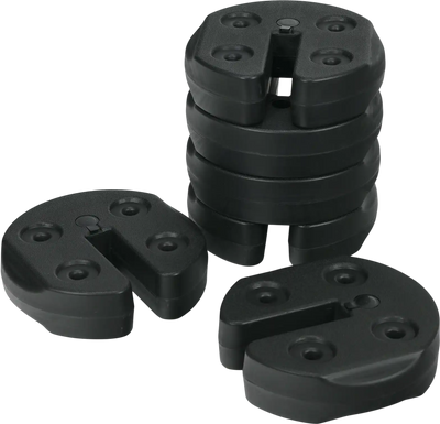 Costway 30lbs Canopy Weight Plate Kit Set of 6 No-Pinch 34290865 New