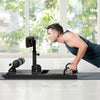 Home gym multifunction squat fitness machine with adjustable height, ergonomic cushion, and non-slip handles for.
