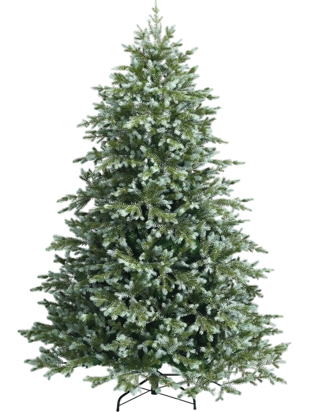 7 Feet Artificial Christmas Tree with 1260 Mixed PE and PVC Tips